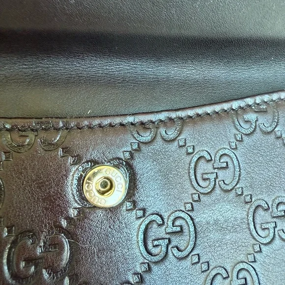 Gucci GG Guccissima leather long wallet